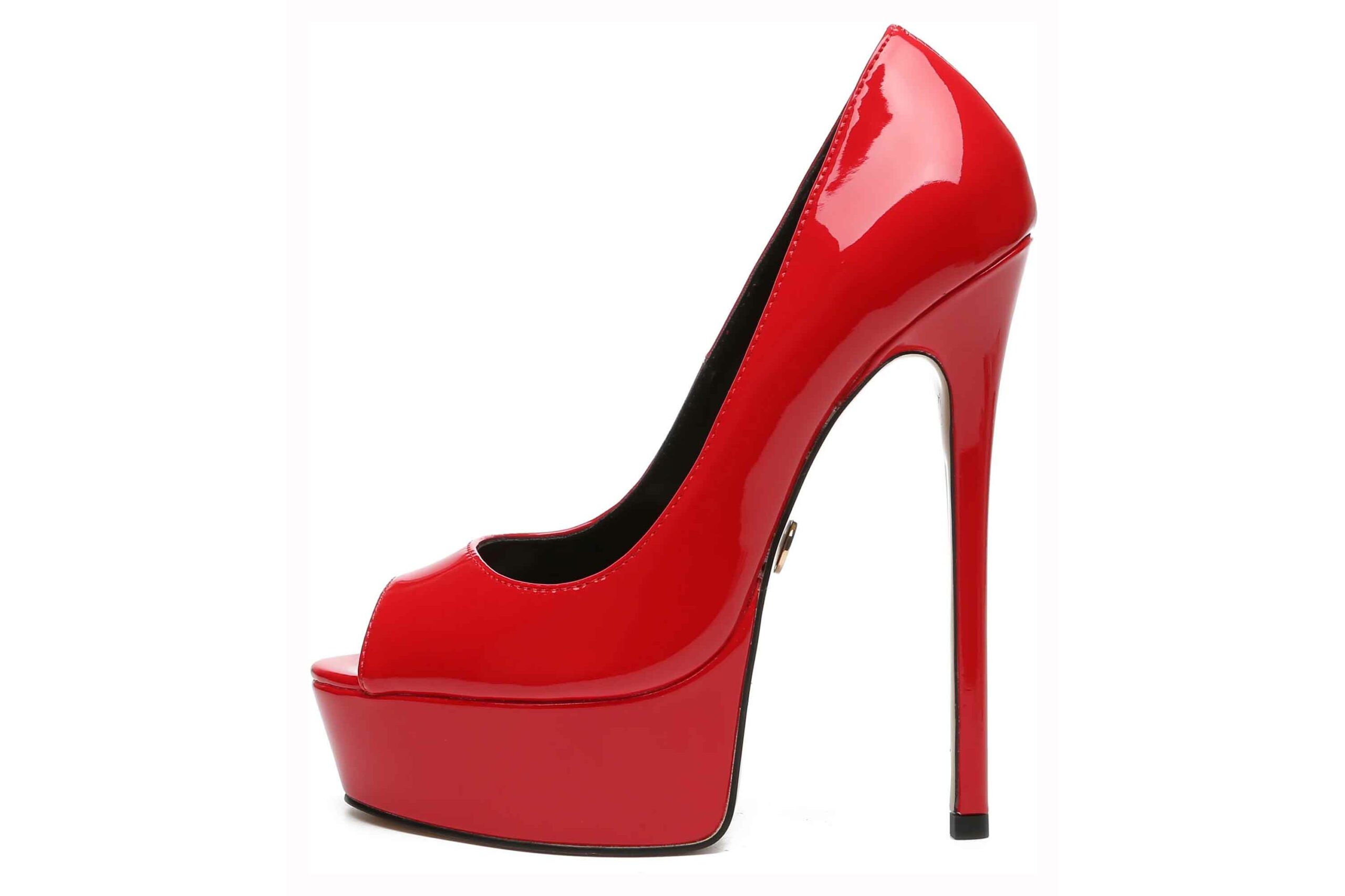 Giaro Pumps in Übergrößen Rot [D2C] KIANNI RED SHINY große Damenschuhe