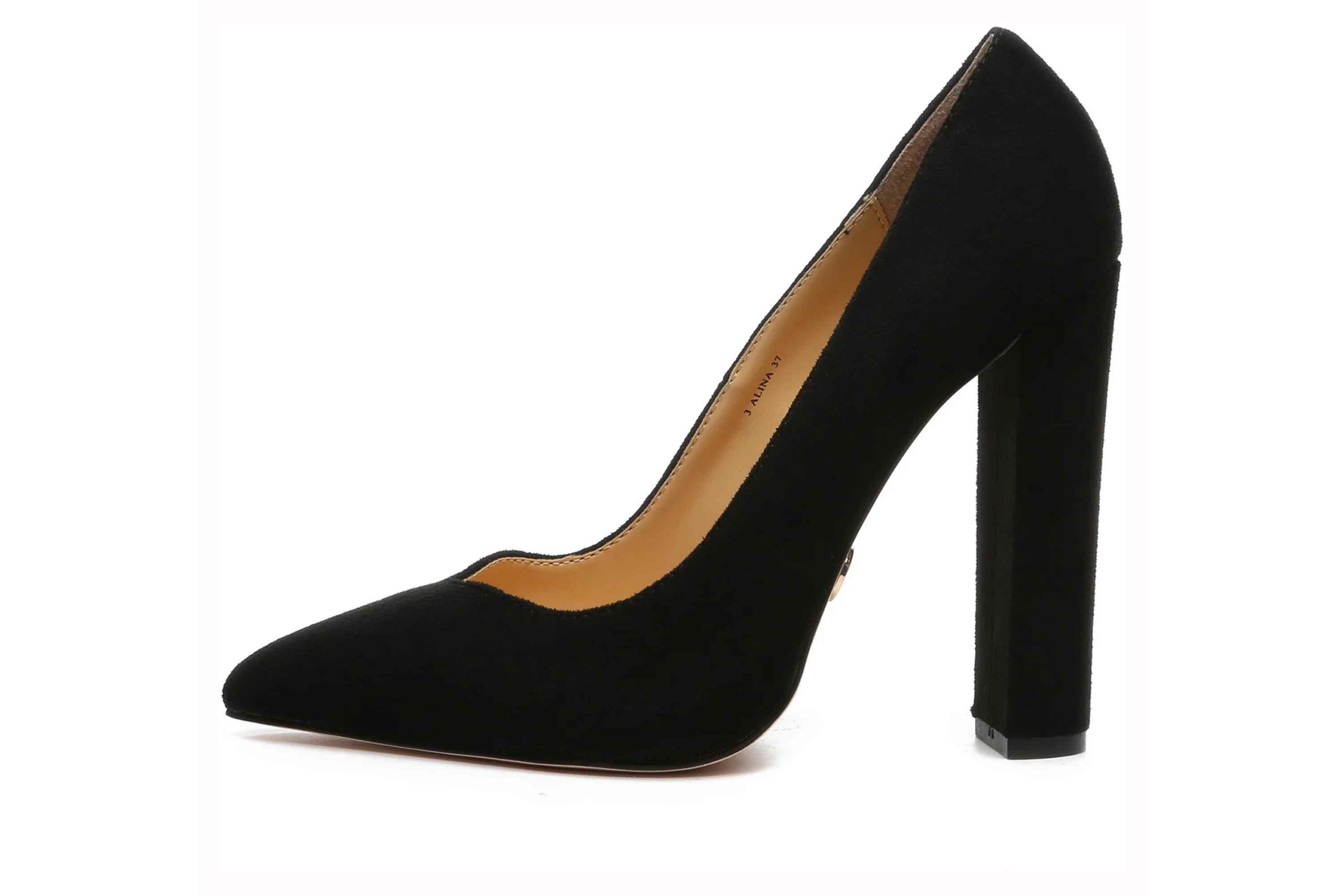 Giaro Pumps in Übergrößen Schwarz [D2C] ALINA BLACK VELOUR große Damenschuhe